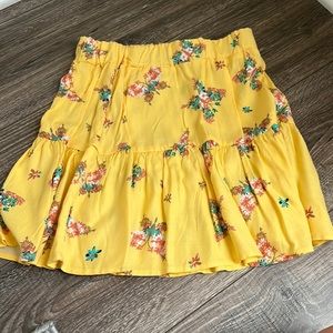 Girls Yellow Skirt